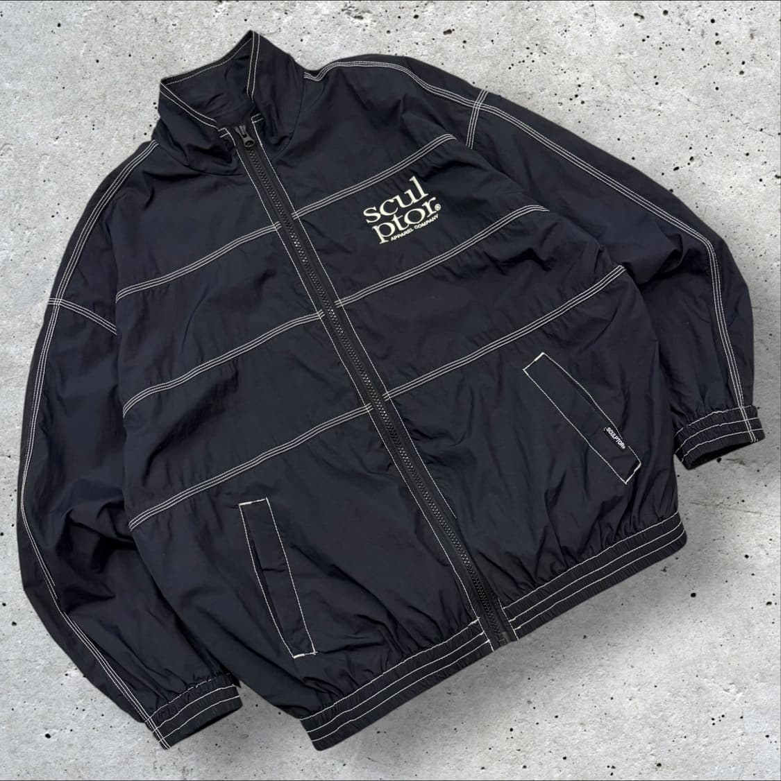 [M] sculptor 스컬프터 나일론 블랙 트랙 자켓 C934 상품이미지1
