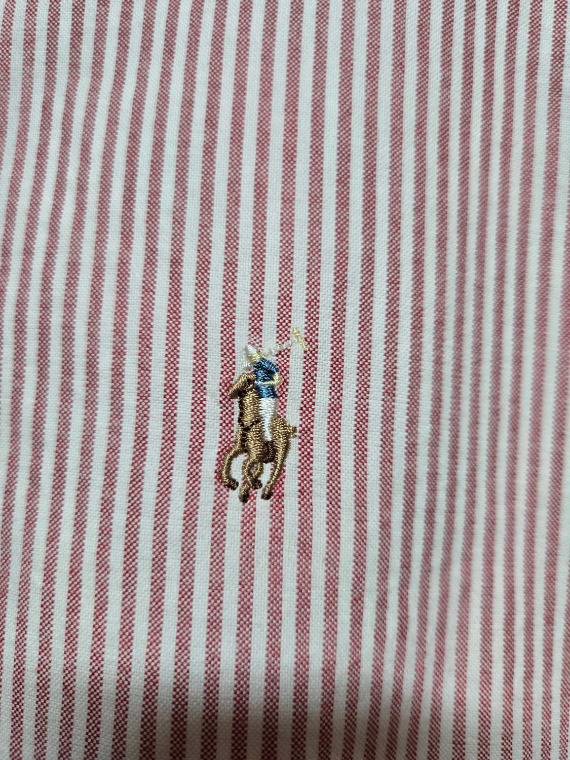 폴로 랄프로렌 옥스포드 스트라이프 멀티포니 반팔 셔츠 상품이미지3