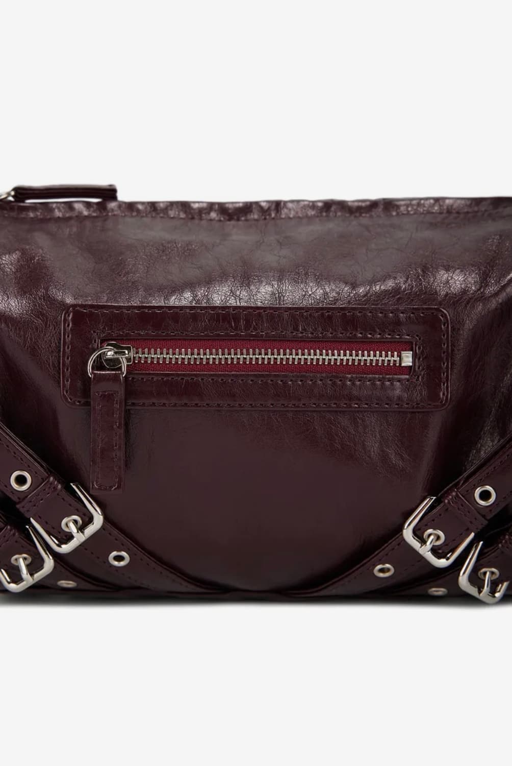 STUD POCKET BAG IN BURGUNDY 상품이미지4