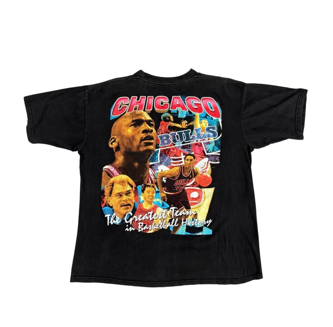 빈티지 90s Chicago Bulls Rap Tee 시카고불스 랩티셔츠 상품이미지2