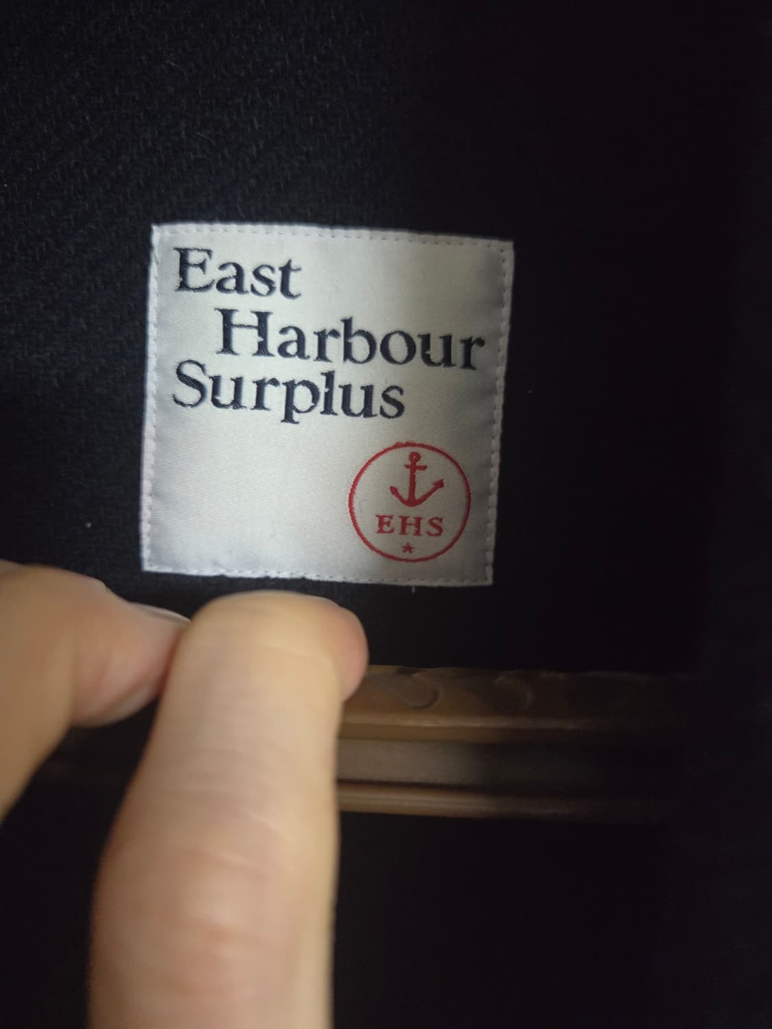 이스트하버서플러스 네이비 로브 코트 상품이미지3