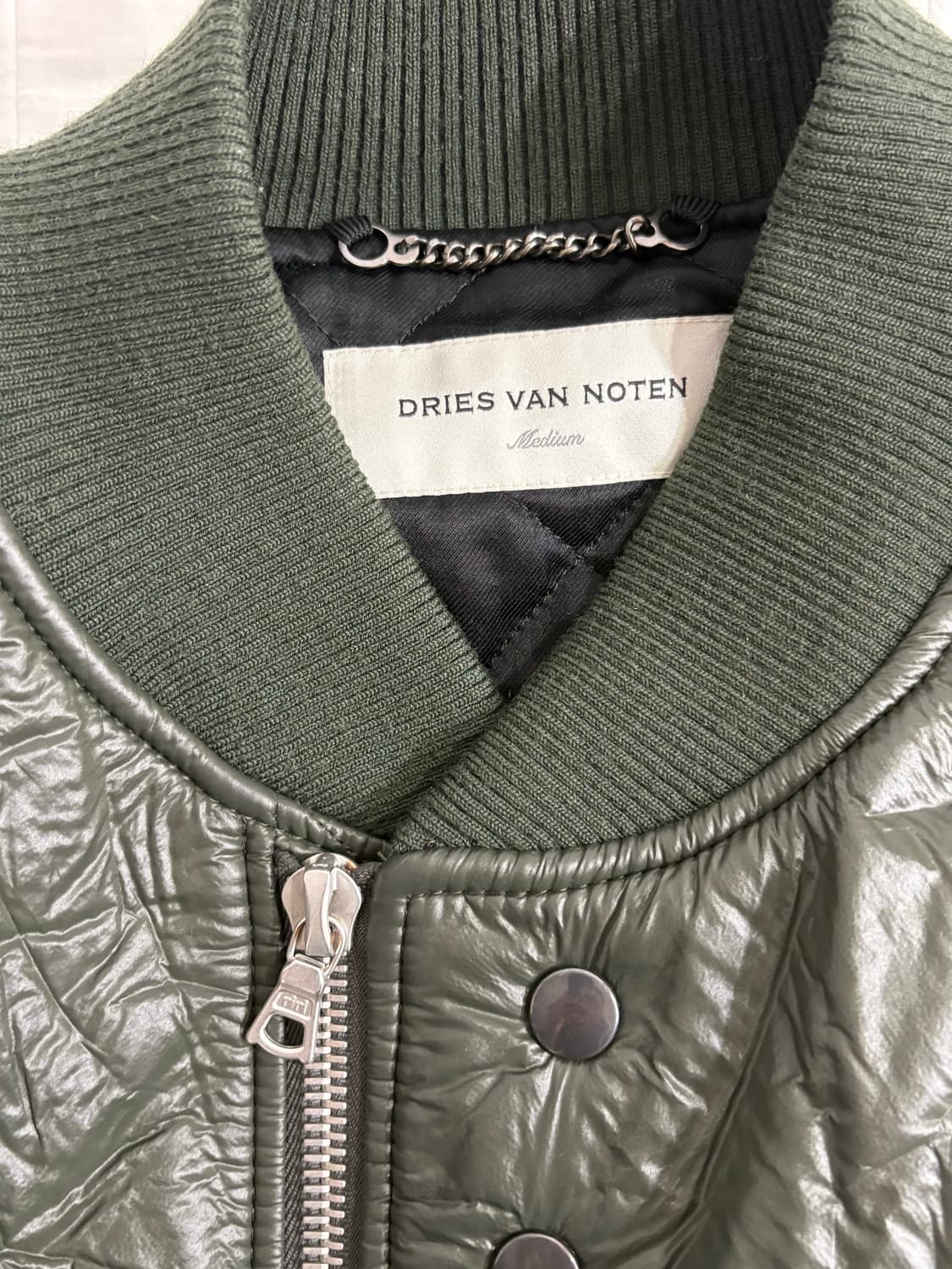 드리스반노튼 21aw 크링클 봄버 상품이미지7