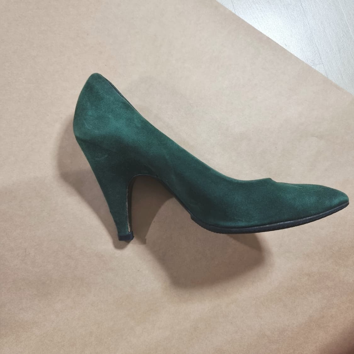 미우미우 miumiu 스웨이드 슈즈 하이힐 구두 (220/35) 상태양호 상품이미지4