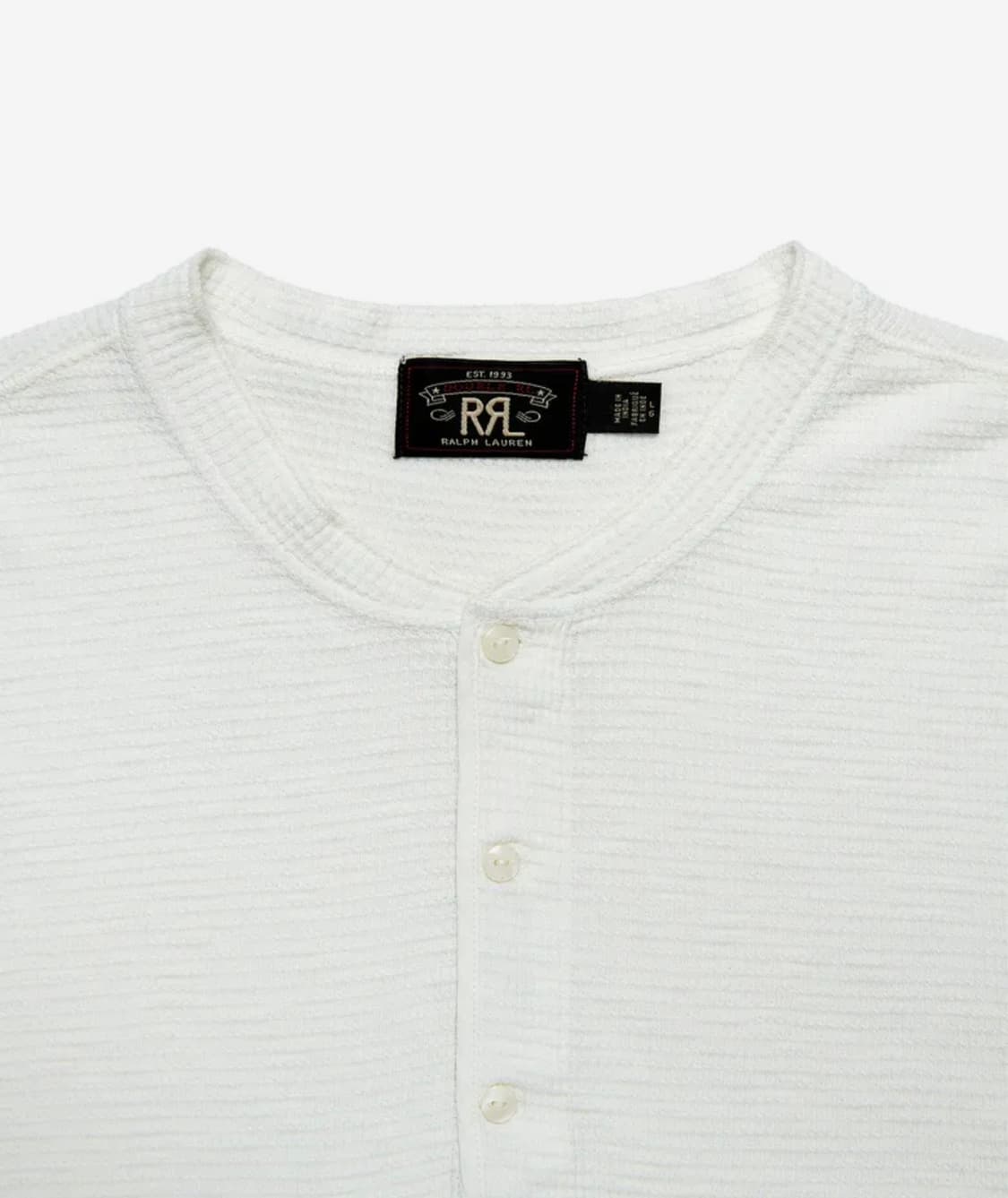 RRL 와플 니트 헨리셔츠 긴팔 더블알엘 상품이미지1