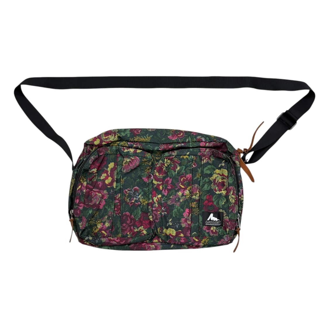 그레고리 구로고 로즈 플라워 포켓 크로스백 가방 상품이미지1
