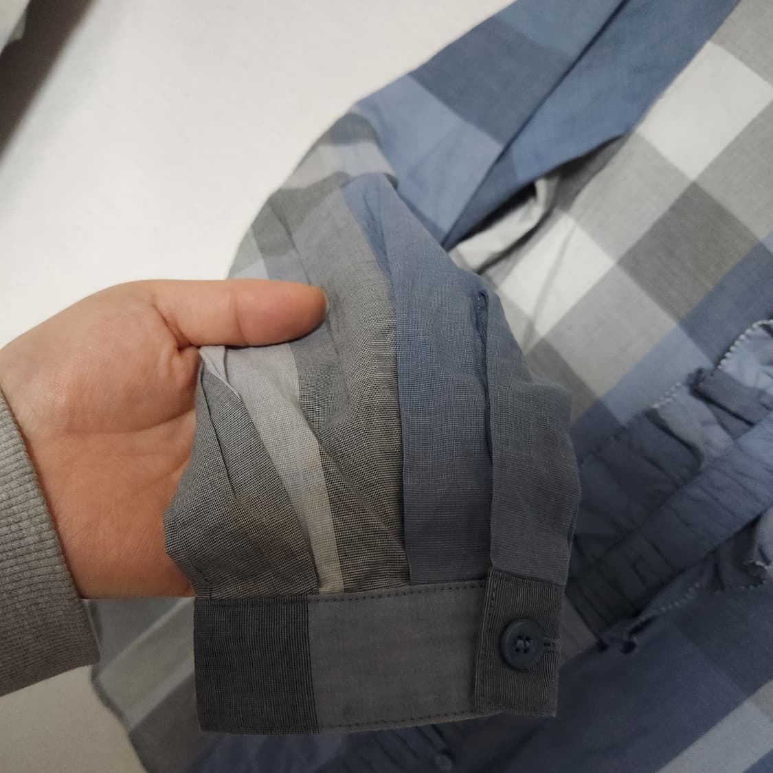 버버리 프릴 블라우스 M 상품이미지4