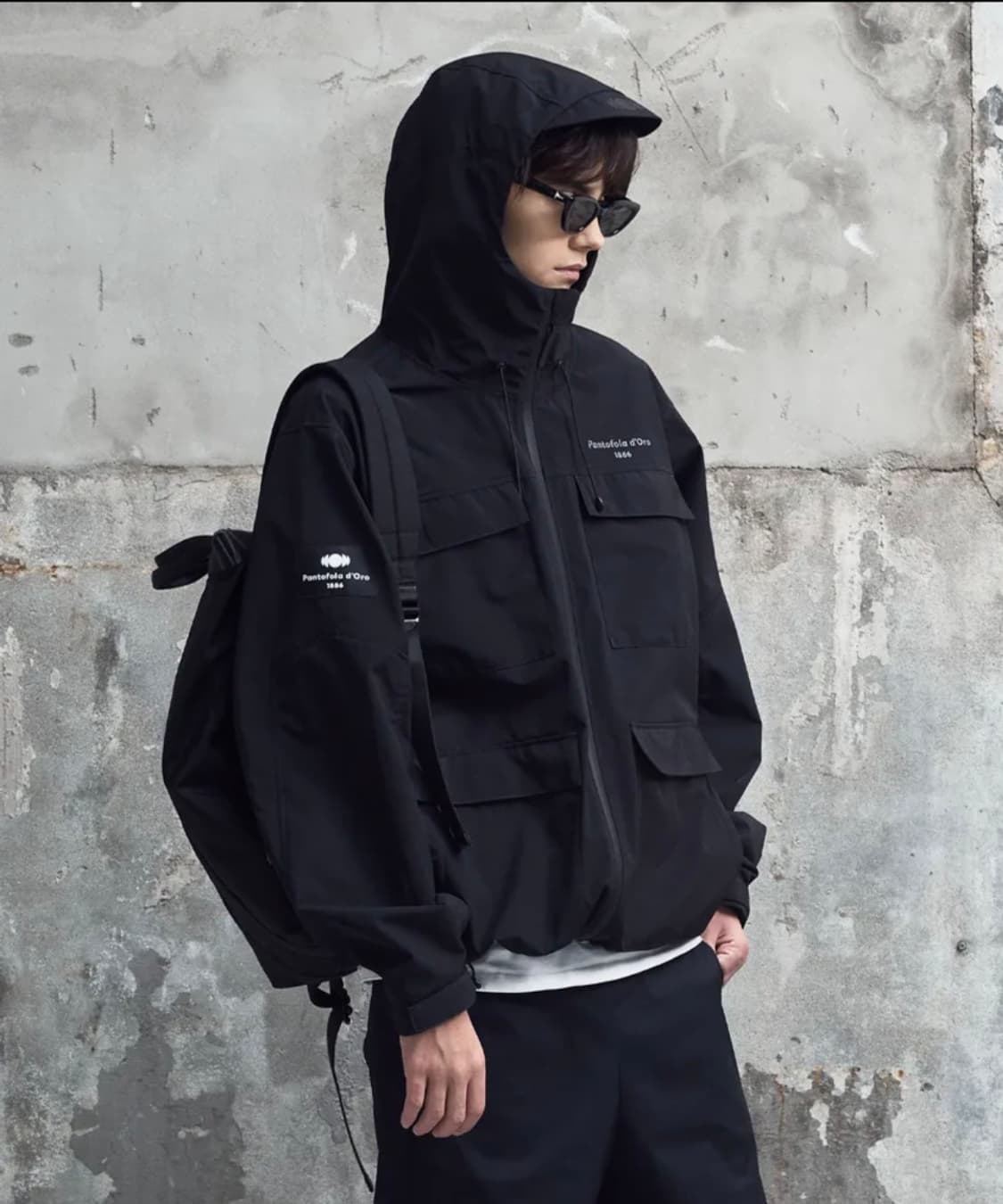 판토폴라도르 윈드브레이커 BLACK 상품이미지2