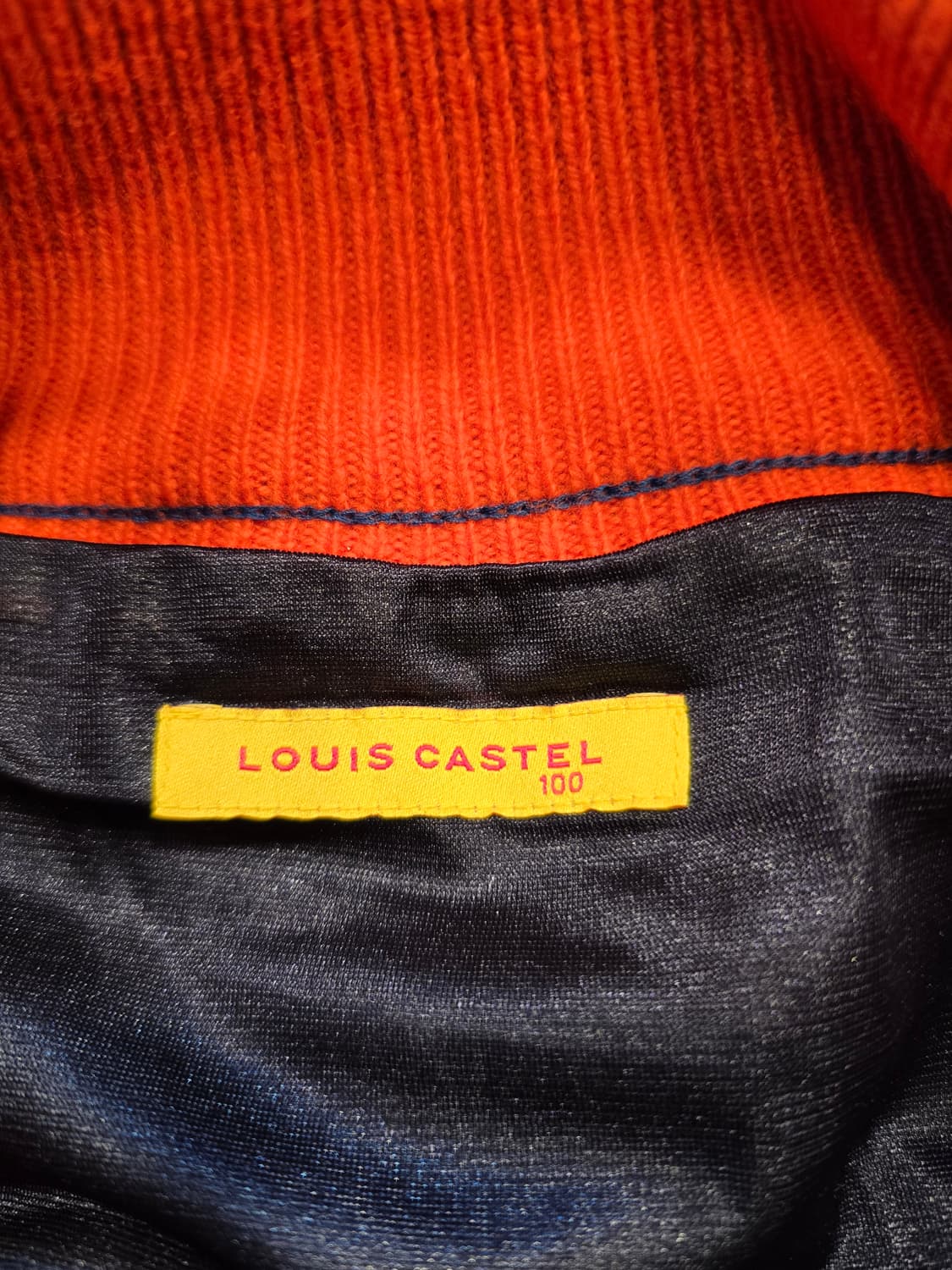 루이까스텔 남성 울 방풍 니트 집업 자켓 95 상품이미지8