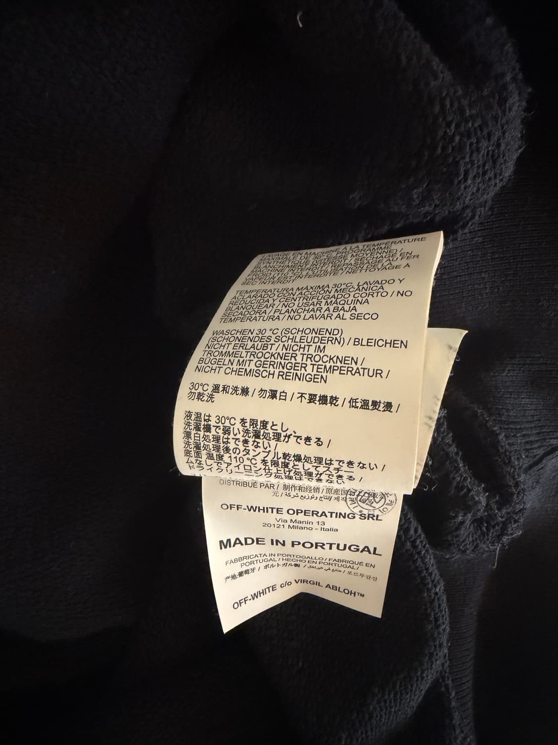 Off White 19FW ruined factory 후드 L 상품이미지6