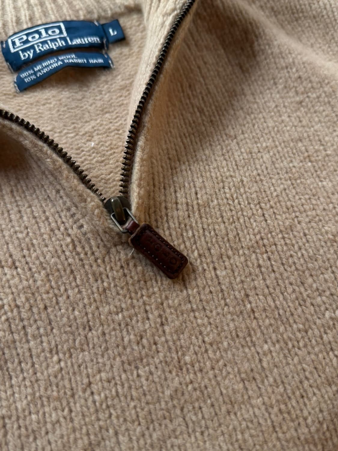 폴로 랄프로렌 쿼터짚 짚업 니트 100 상품이미지10