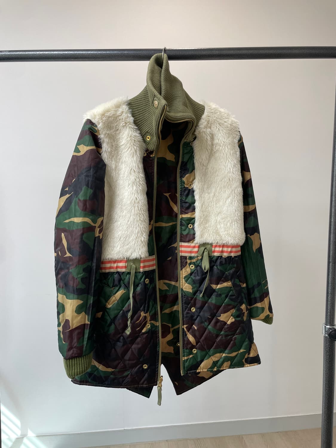 (S) 트루릴리전 리버시블 투웨이 카모 피쉬테일 야상 자켓 상품이미지6