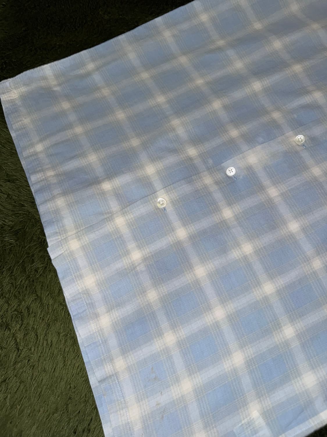 [XL] Wacko Maria 와코마리아 플레이드 체크 오픈카라 셔츠 상품이미지4