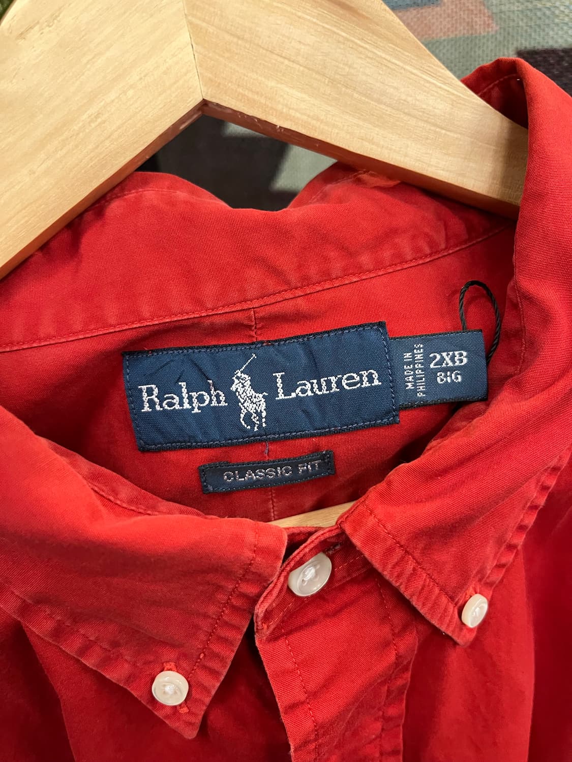 폴로 랄프로렌 셔츠 레드 #csz806 상품이미지4