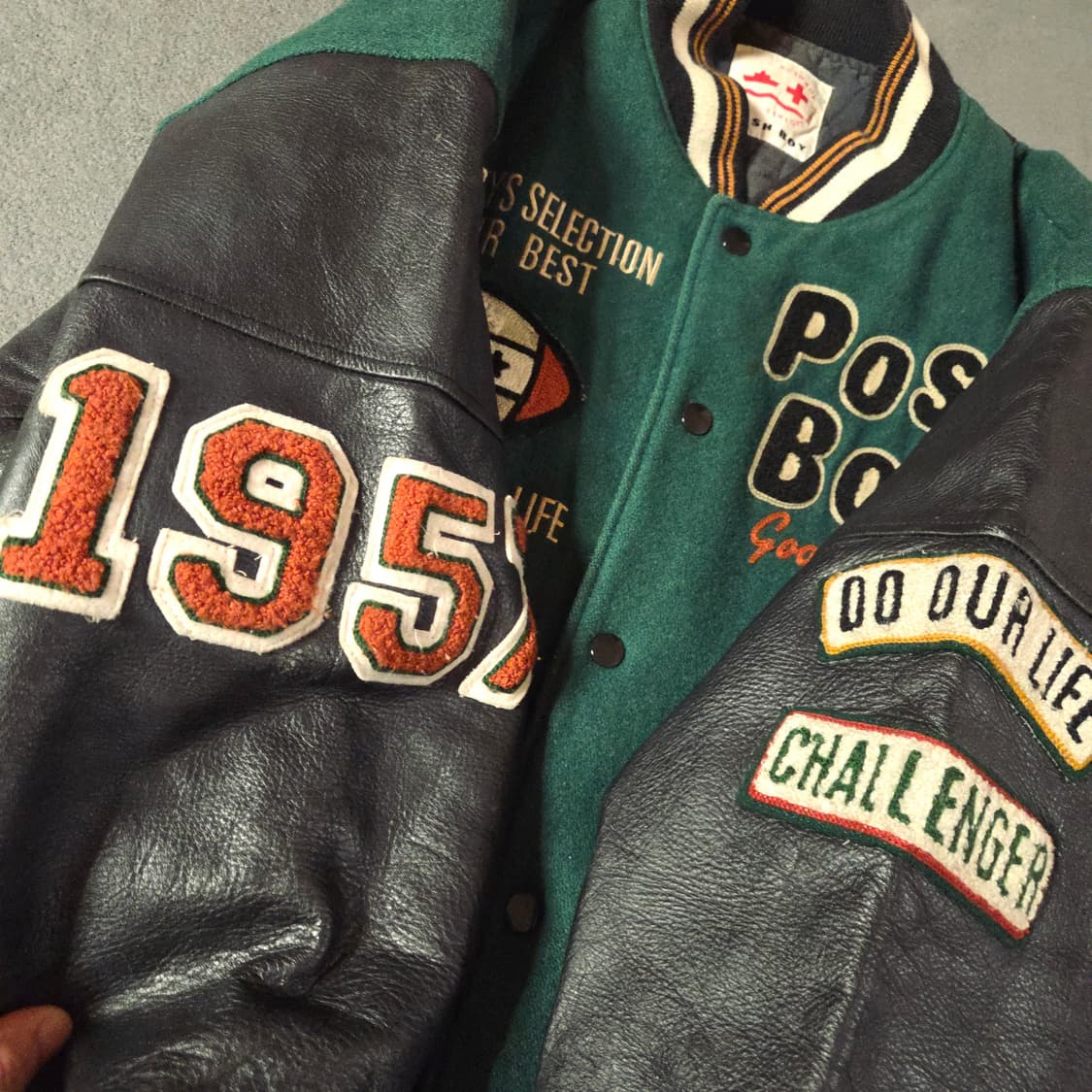 1980s POSH BOY 빈티지 바시티 자켓 상품이미지3