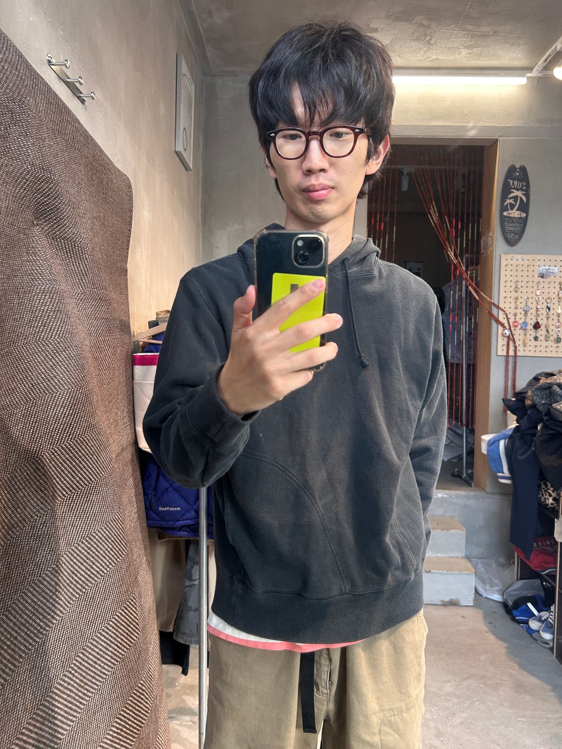 챔피온 어센틱 빈티지워싱 후드티(100) 상품이미지1