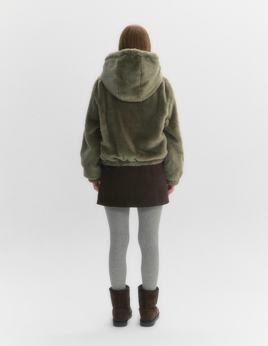 마리끌레르 퍼 후드자켓 상품이미지3