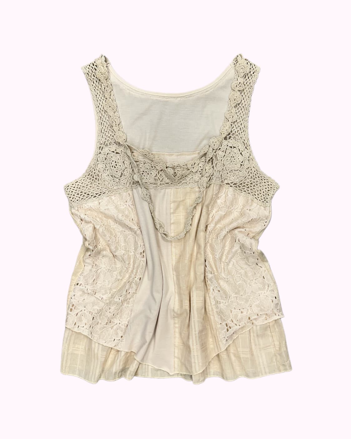 crochet antique mori sleeveless 상품이미지1