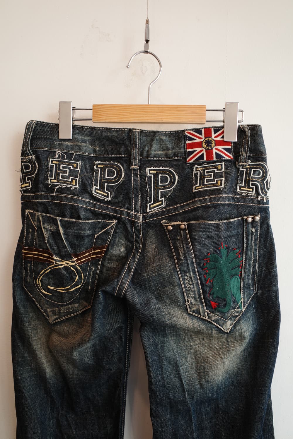 REDPEPPER 부츠컷 패치워크 데님 (30인치) 상품이미지7