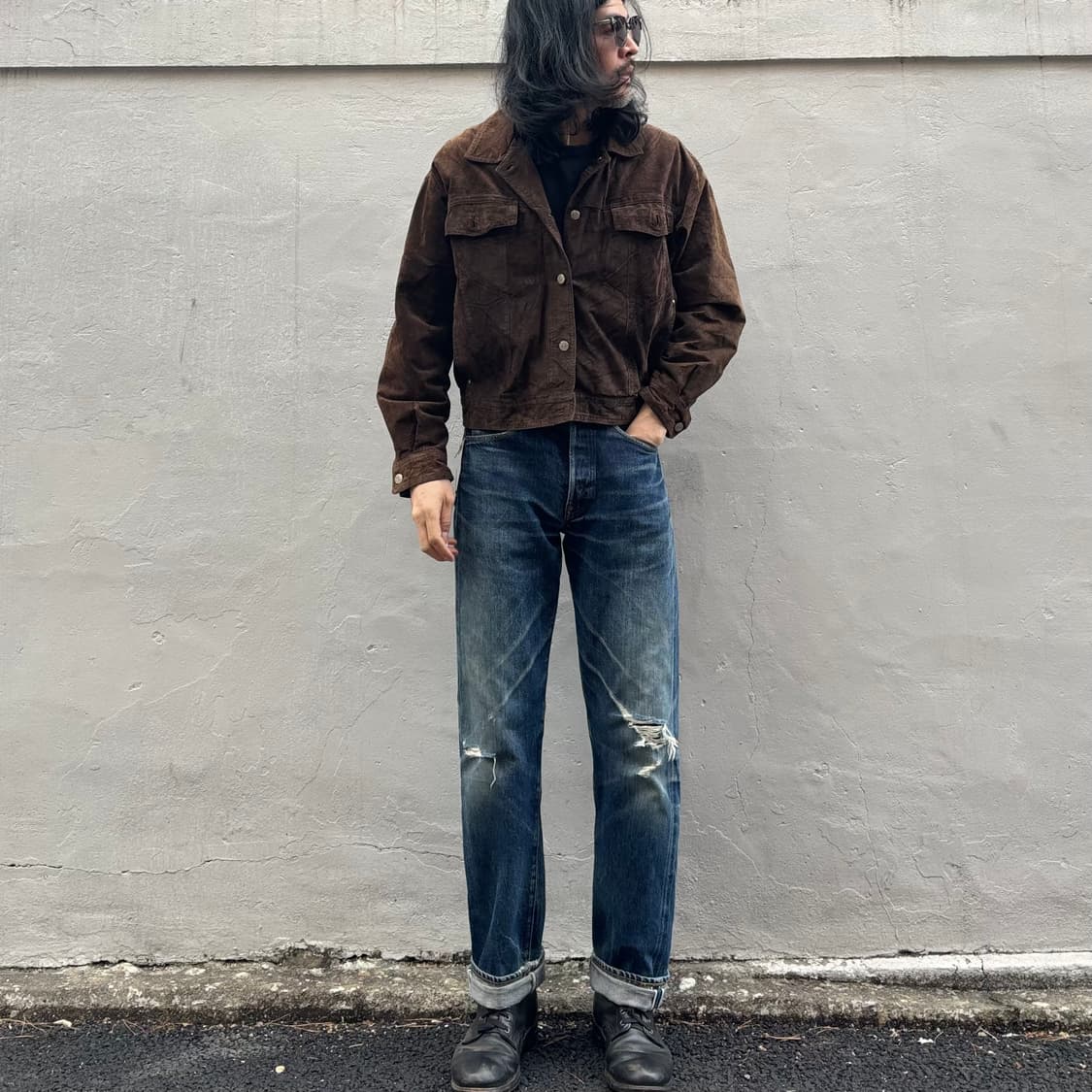 펠레돈나 스웨이드 트러커 자켓 상품이미지8