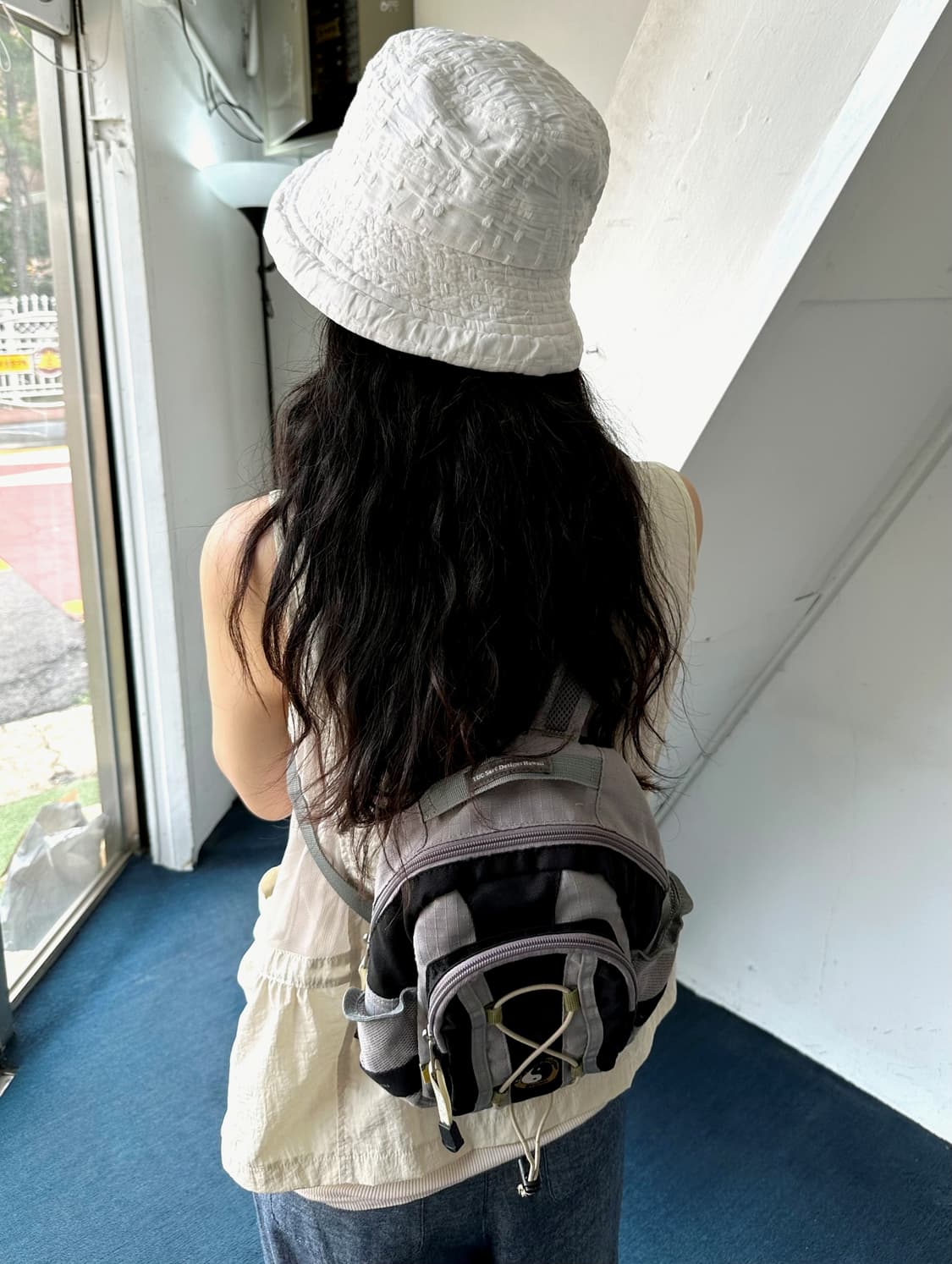 Stitch detail bucket hat 상품이미지3