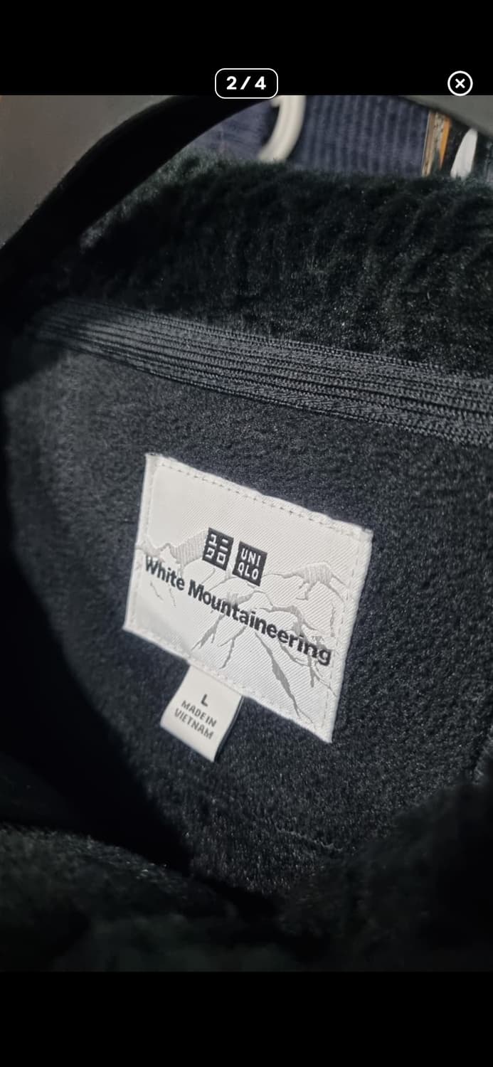 유니클로 x 화이트 마운테이너링 콜라보 후리스 L 상품이미지2
