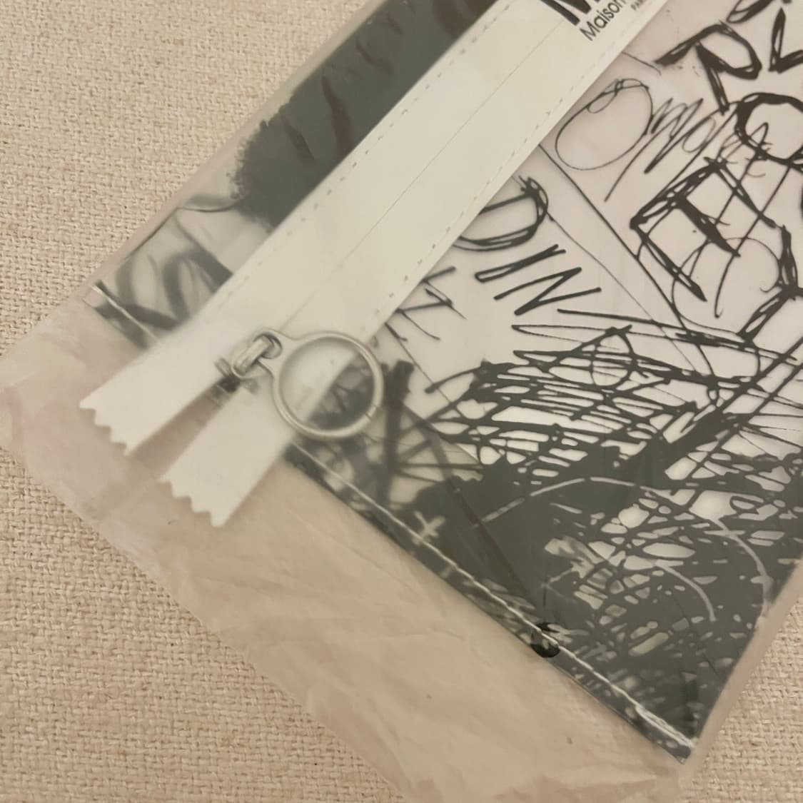 SPUR X MM6 메종 마르지엘라 한정 일본 무크지 클리어 파우치 상품이미지7