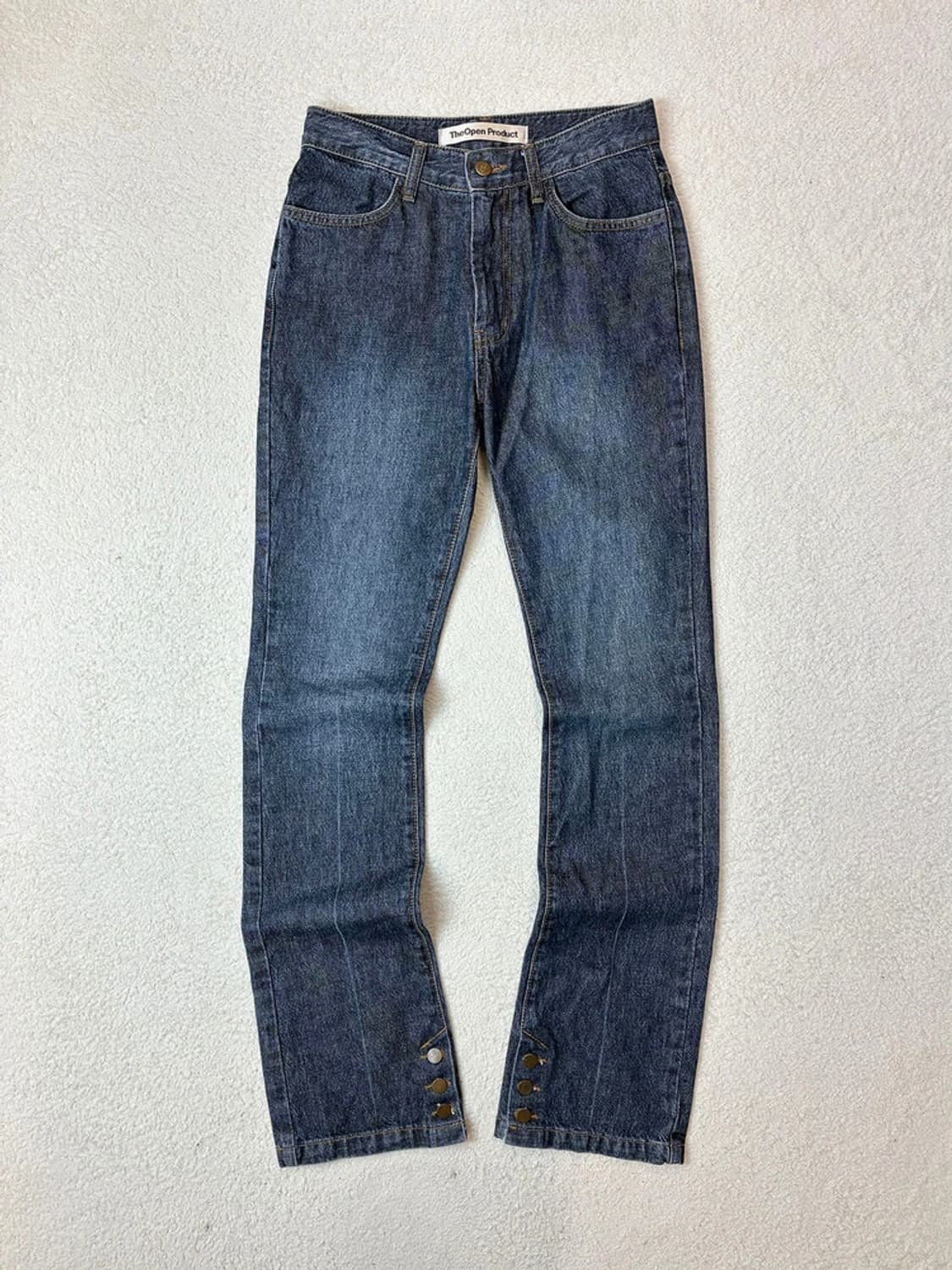 더오픈프로젝트 스트레이트 페이딩 버튼 데님 팬츠 PN6190 상품이미지1