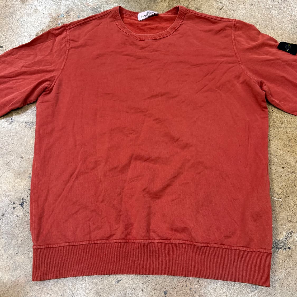 [정품/XL] 스톤아일랜드 맨투맨 레드 b15 상품이미지3