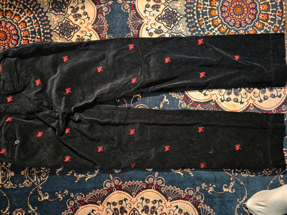 [희귀매물/32x34] 랄프로렌 럭비(RUGBY) 코듀로이 자수 팬츠 상품이미지3