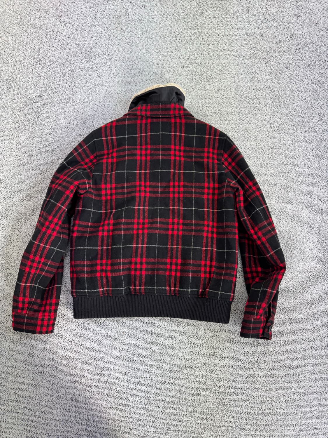 체크 무스탕 상품이미지8