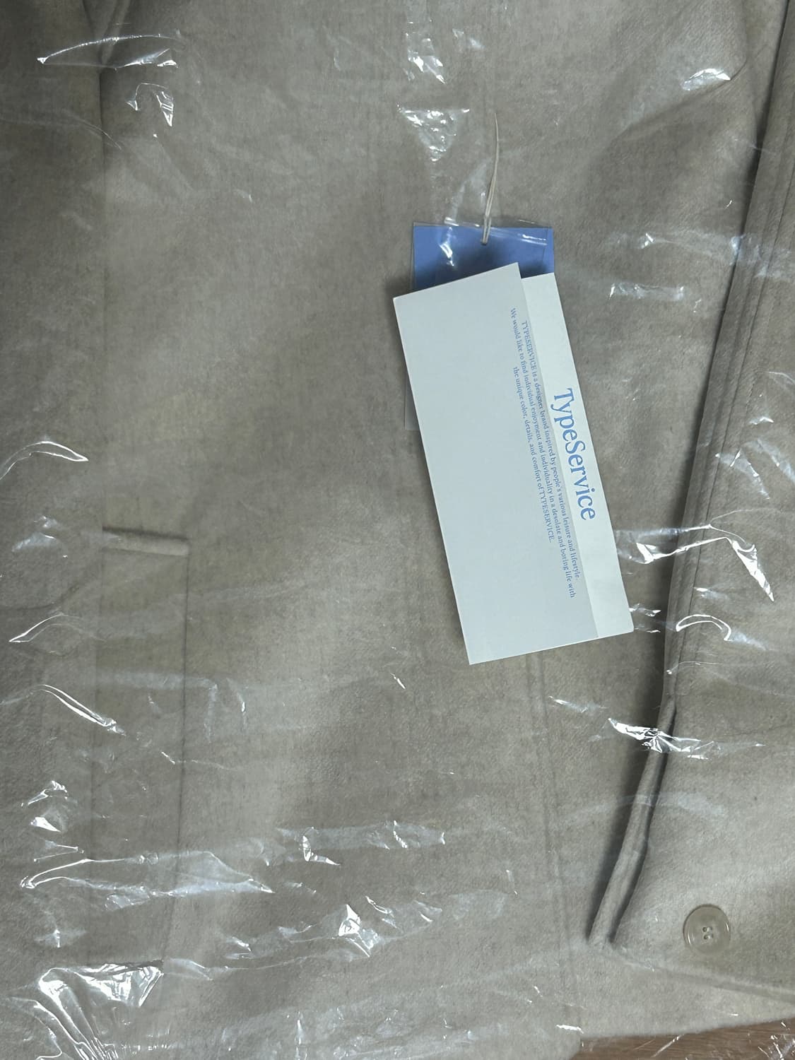 (새상품)타입서비스 후드 하프코트 상품이미지4