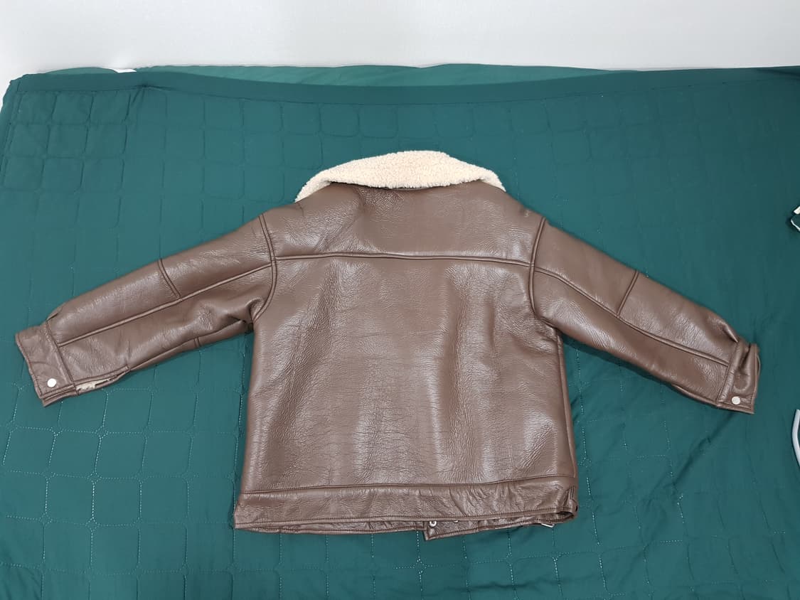 브라운 겨울 무스탕 자켓 상품이미지4