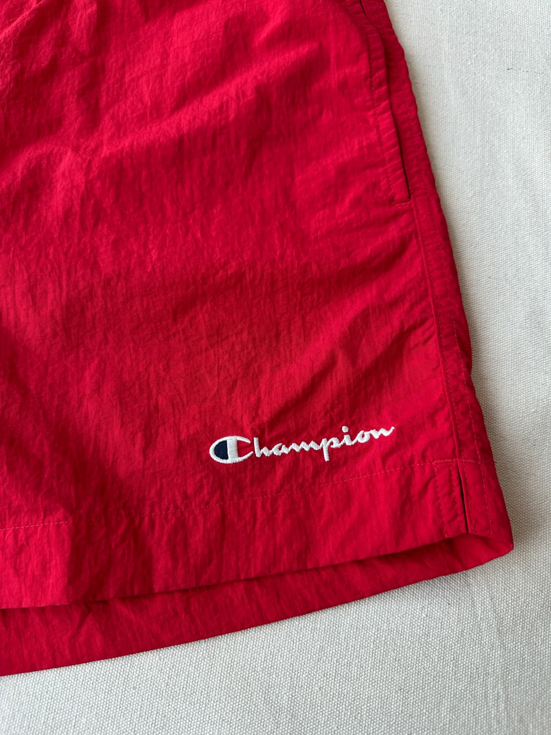 챔피온 나일론 스윔 쇼츠 레드 XL 상품이미지3