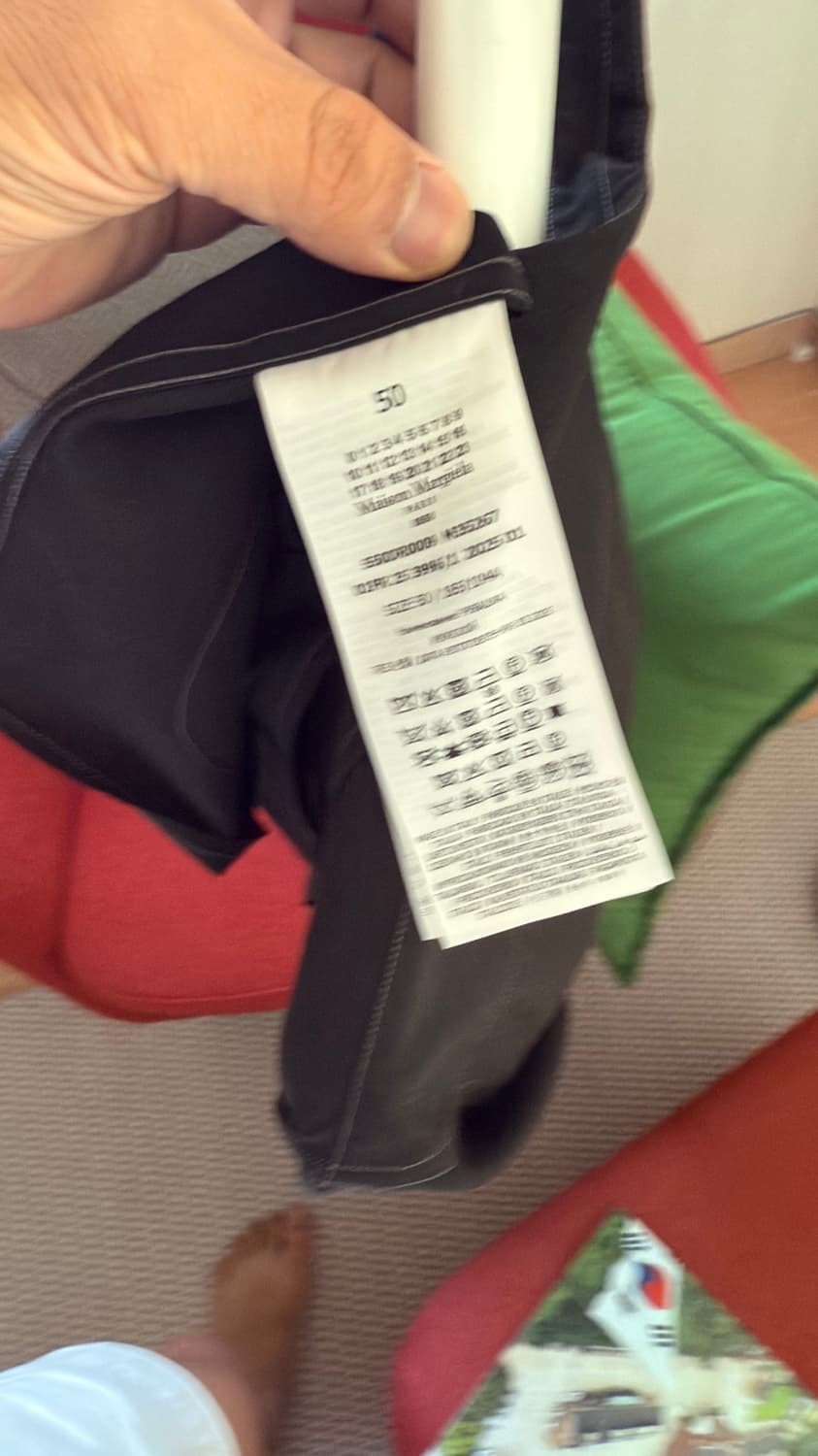 25SS 메종 마르지엘라 볼링 셔츠 블랙 50새제품 상품이미지9