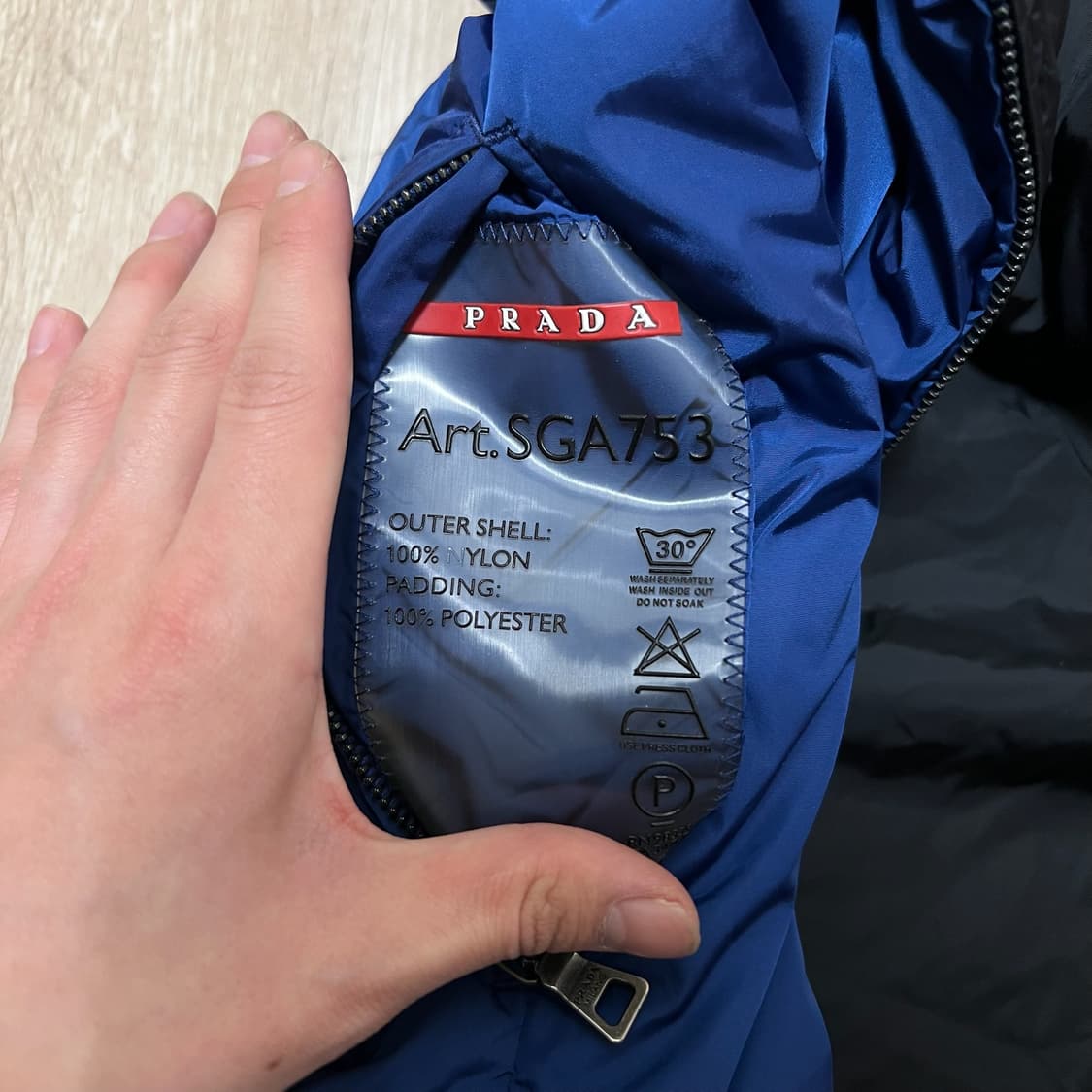 프라다 클래식 리버시블 윈드 바람막이 점퍼 L/100  상품이미지6