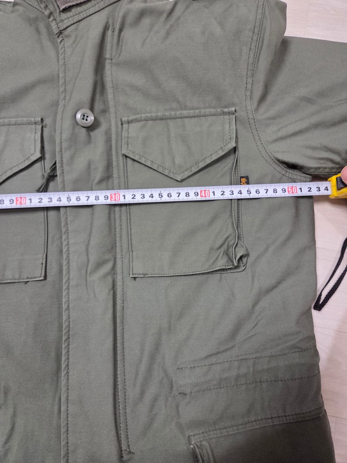 알파인더스트리 M-65 카키 야상 XS 내피포함 상품이미지7