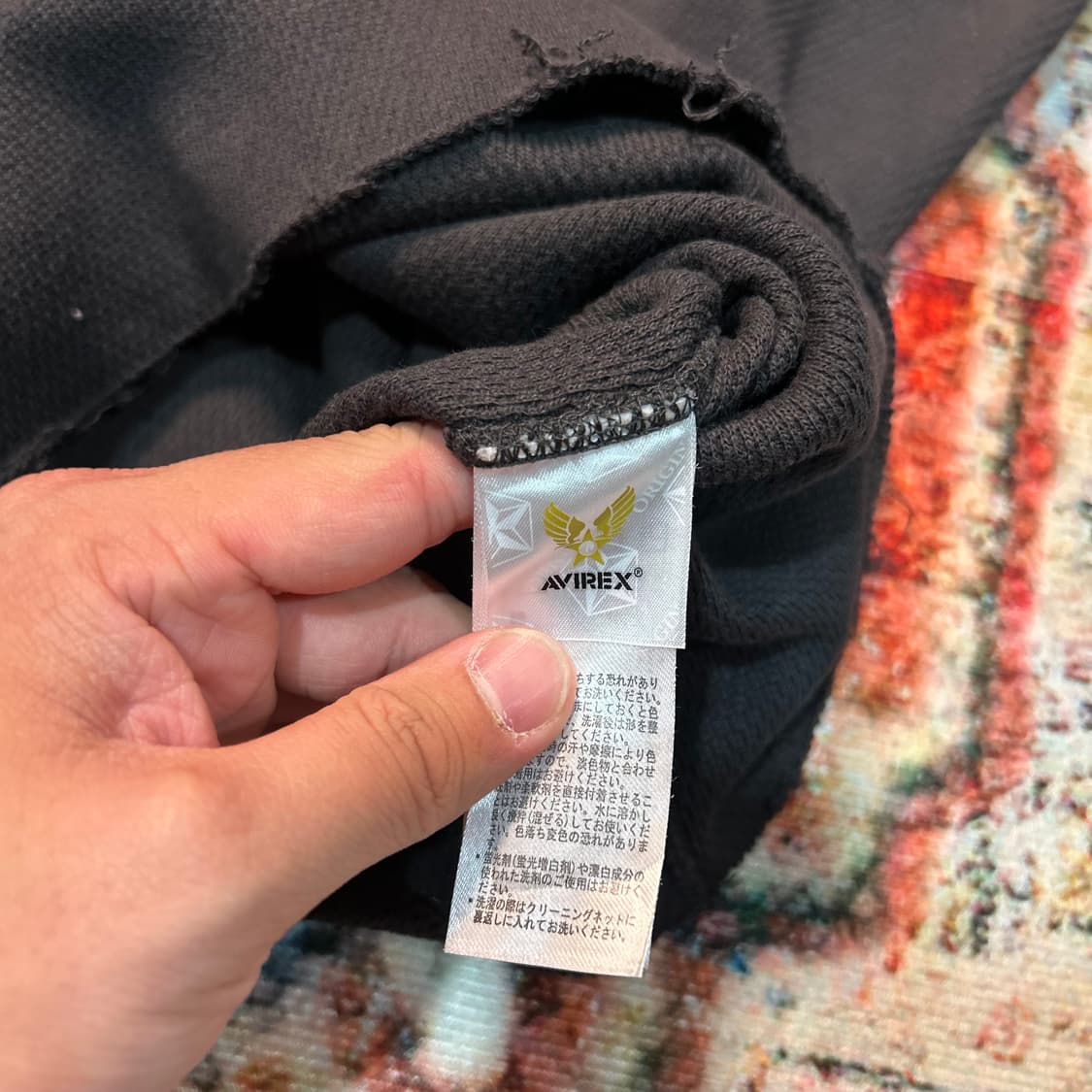 [L] 아비렉스 컷팅 디테일 롱슬리브 상품이미지8