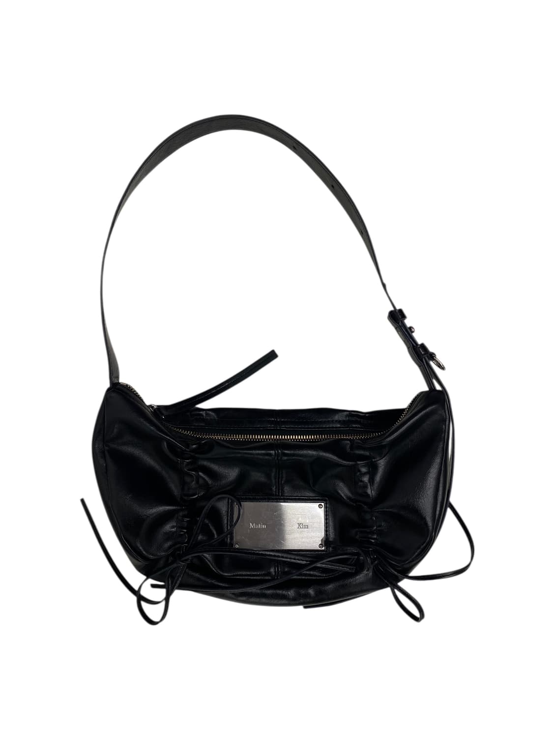 마뗑킴 리본 셔링백 (블랙) 상품이미지1