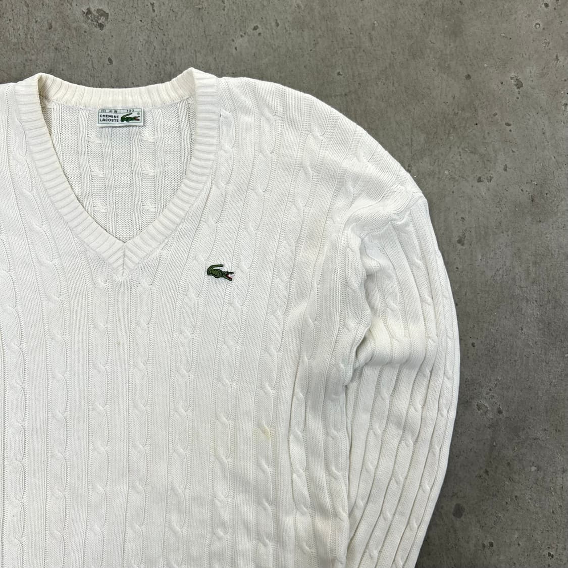 라코스테 브이넥 니트[1584] 상품이미지3
