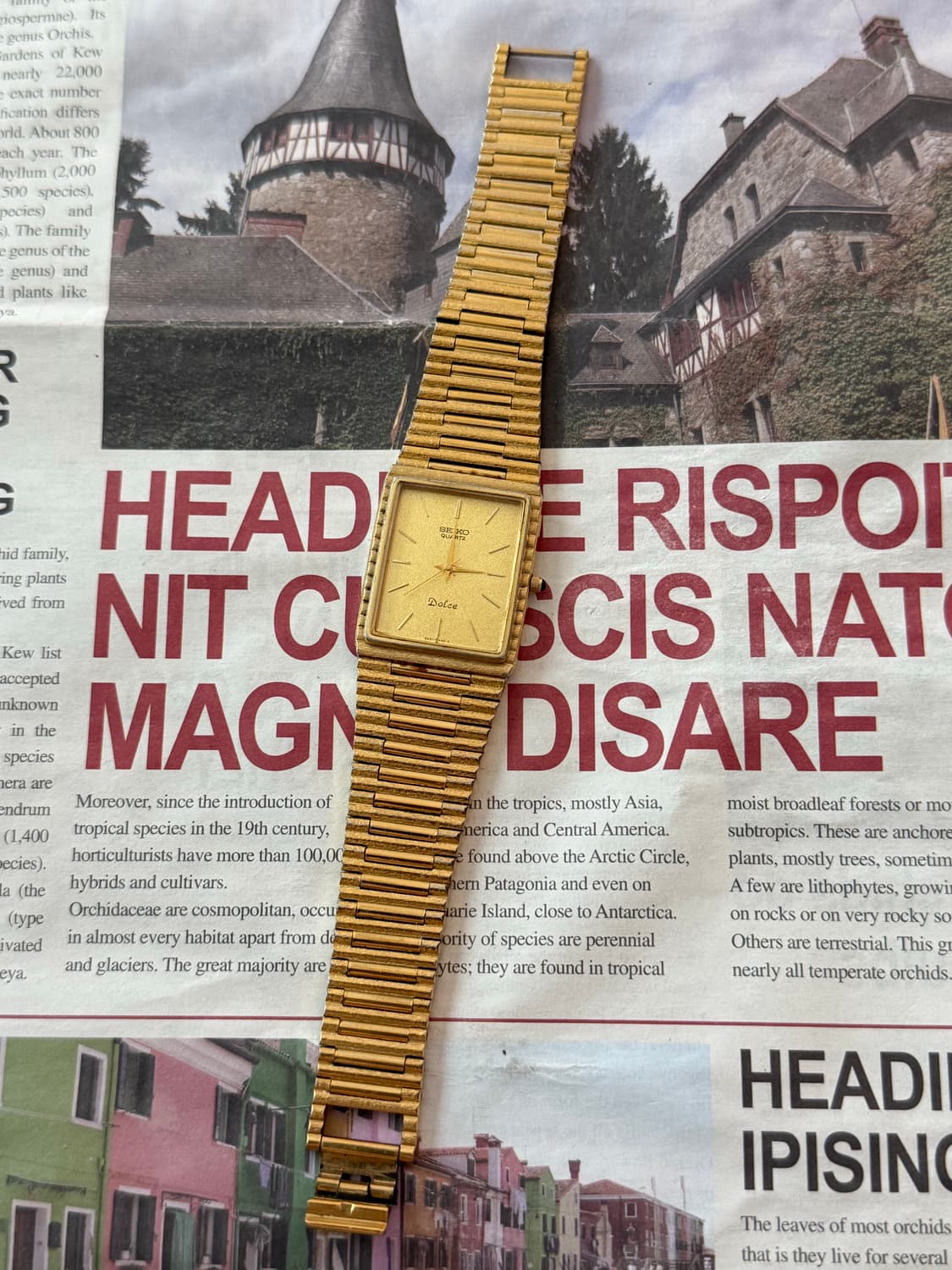 Seiko 세이코 Dolce Gold Square 상품이미지2
