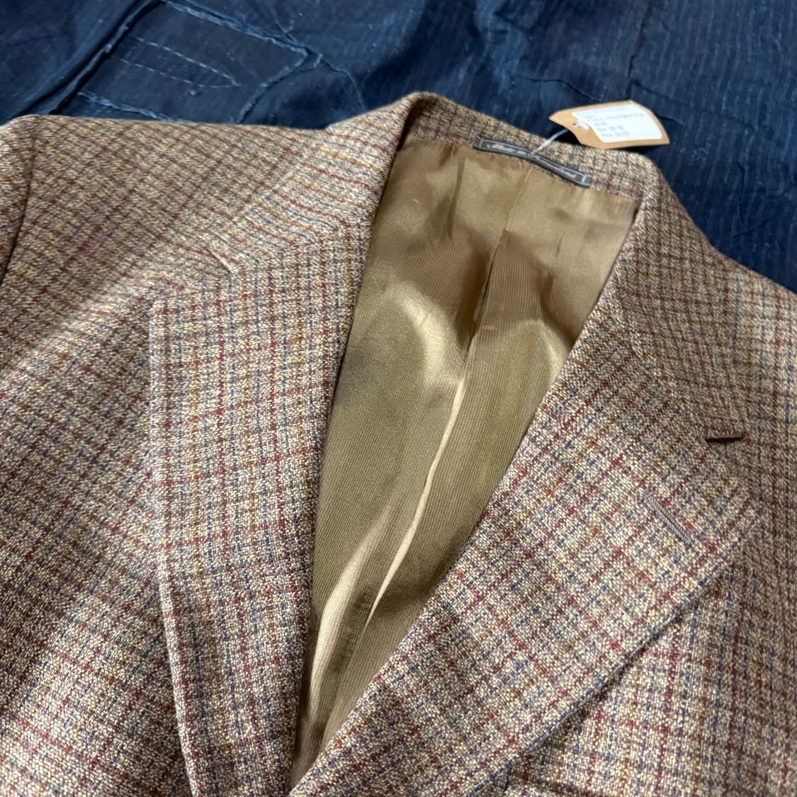 80‘s 에르메네질도 제냐 체크패턴 울 자켓 100-105 상품이미지2