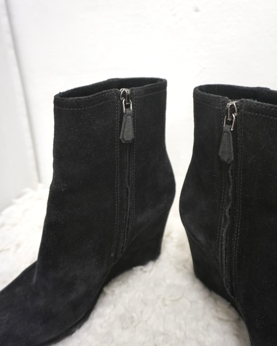 PRADA suede wedge ankle boots 상품이미지5