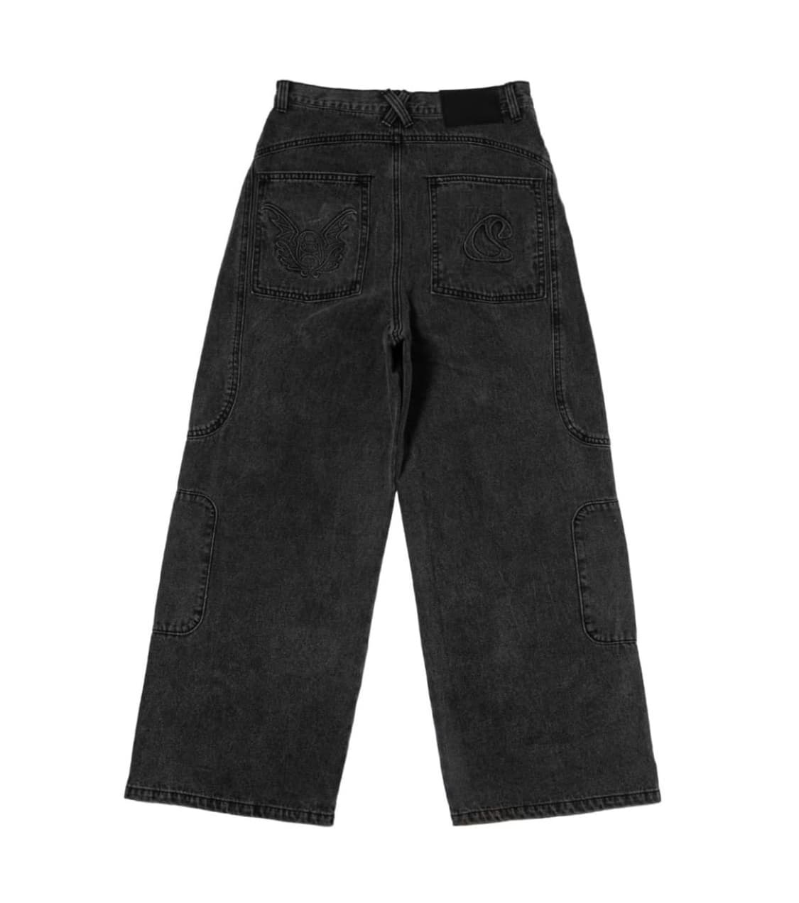코이세이오 suu 로고 워시드 흑청 데님 진 2 상품이미지3