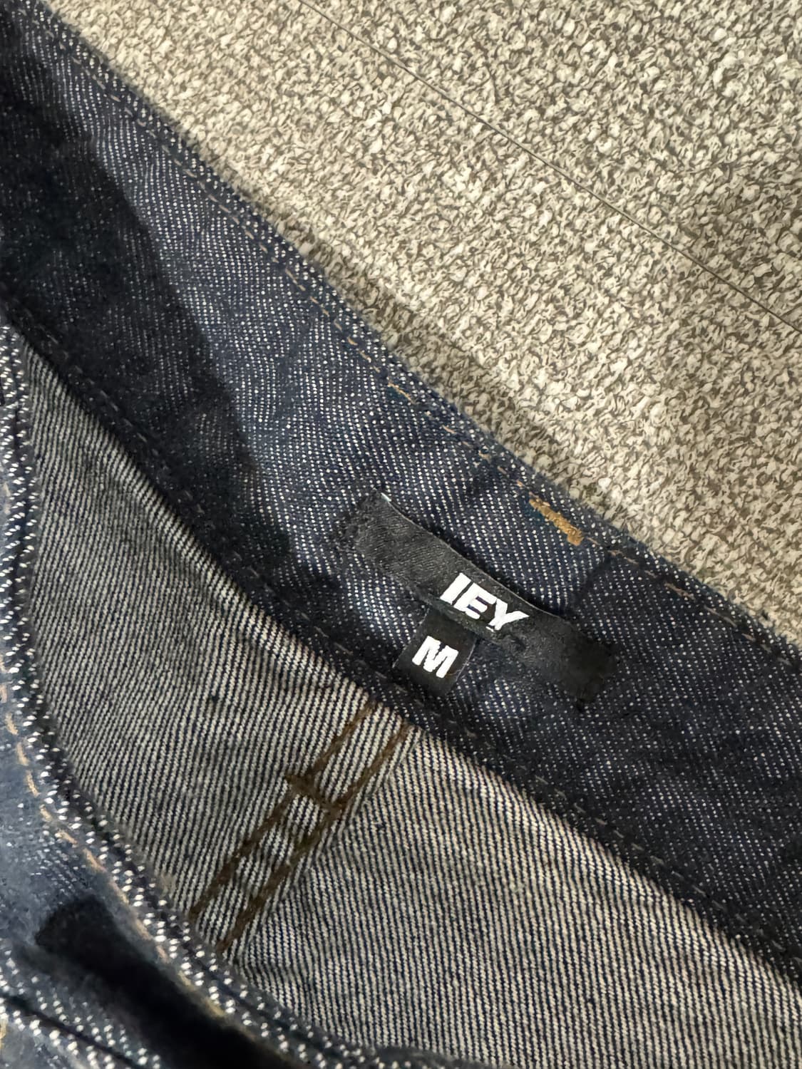 IEY 이에이 생지 플레어 부츠컷 데님 팬츠 M 상품이미지5