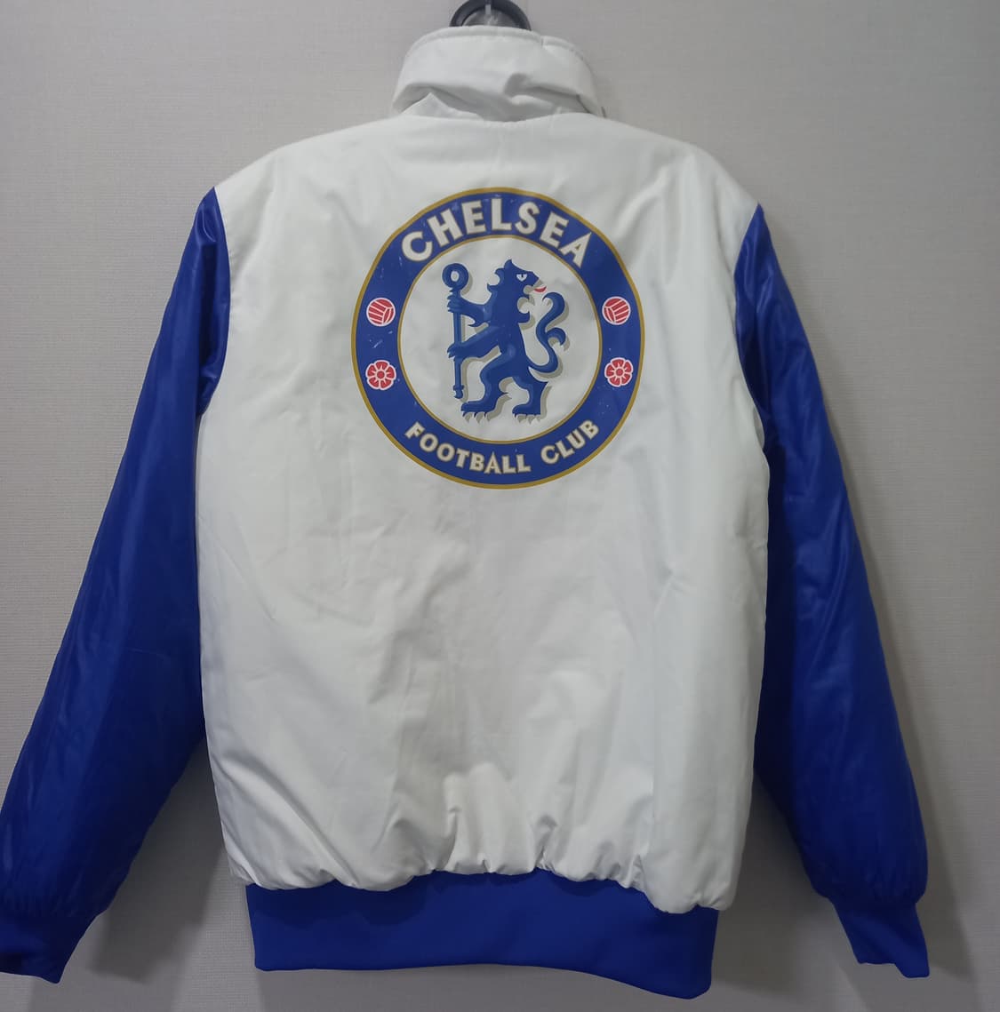 아디다스 첼시FC 리버시블 화이트 블루 양면패딩 90/S 상품이미지4