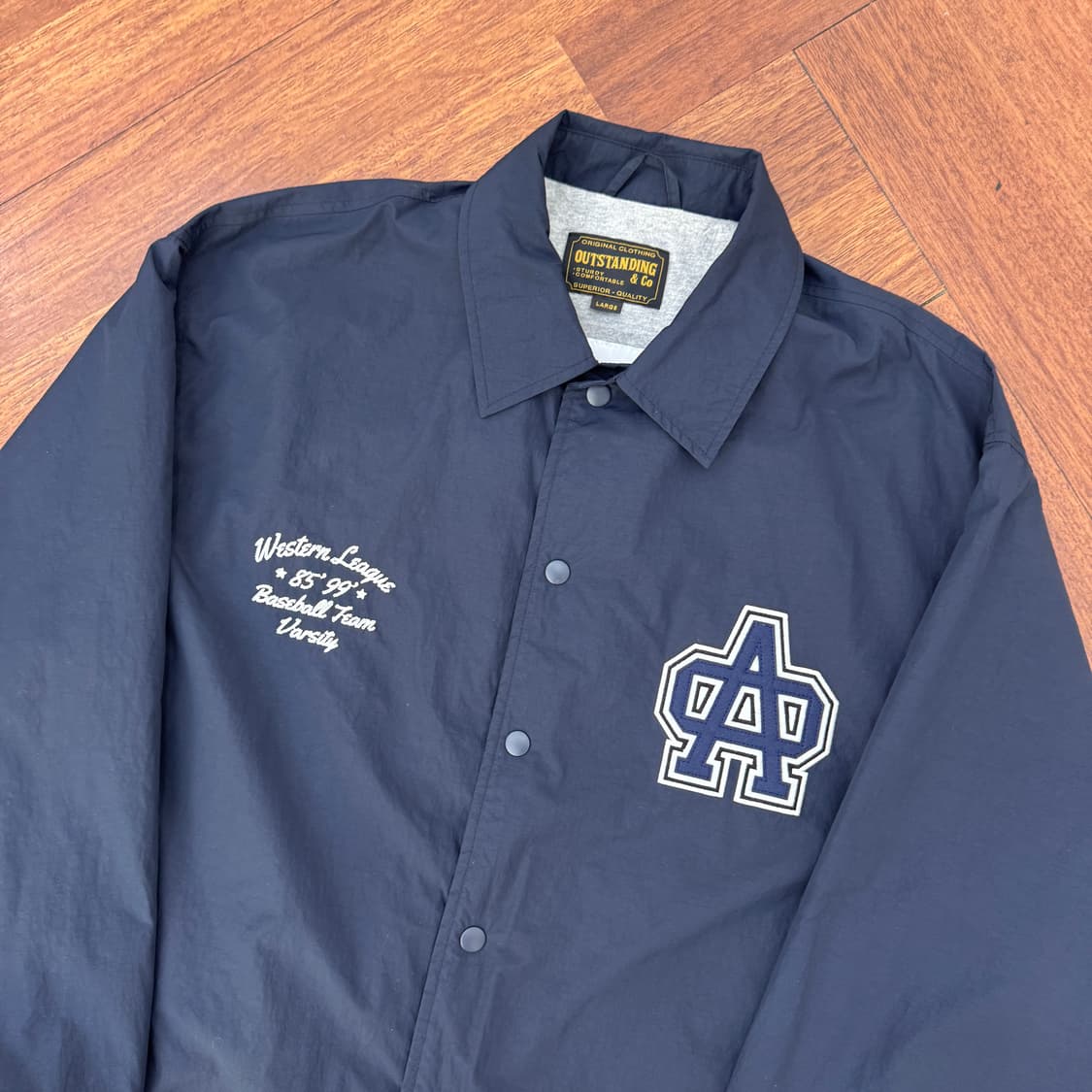 L(105~110) 아웃스탠딩 네이비 코치 자켓  상품이미지3