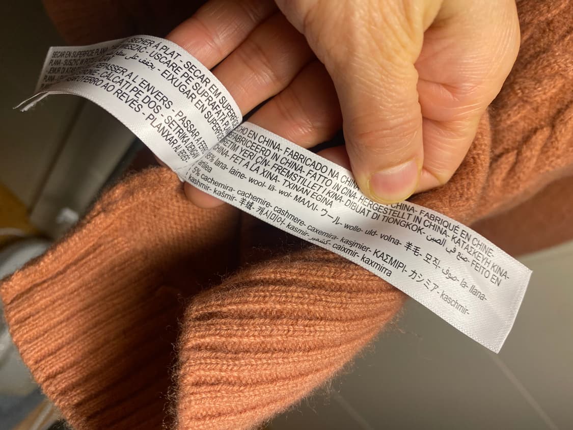 마시모두띠 울 캐시미어 러플 니트 M 상품이미지7