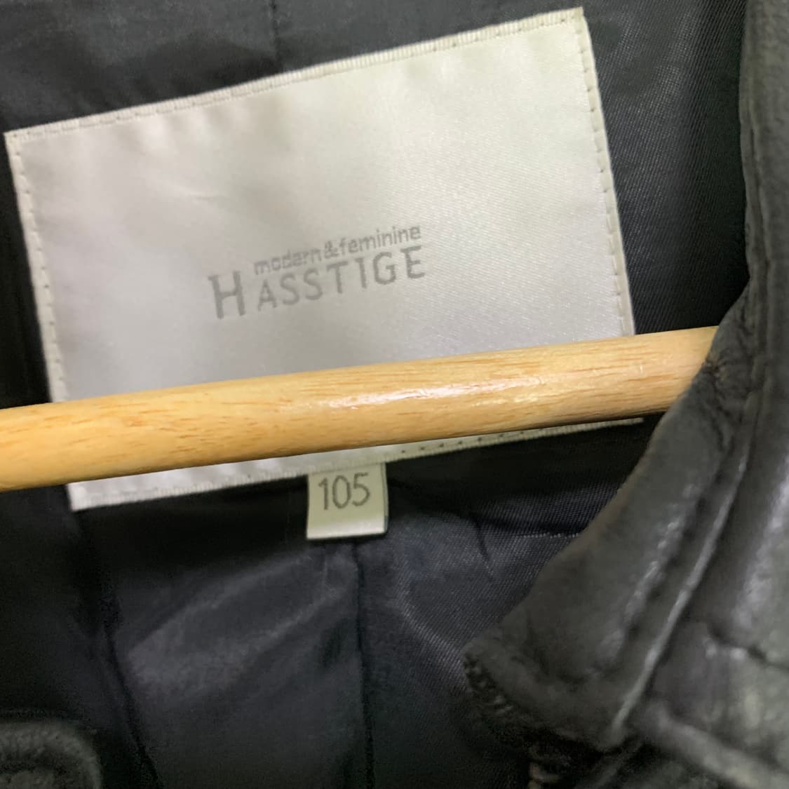 빈티지 양가죽 리얼레더 포켓 사파리 자켓 블랙 105 남녀공용 상품이미지6