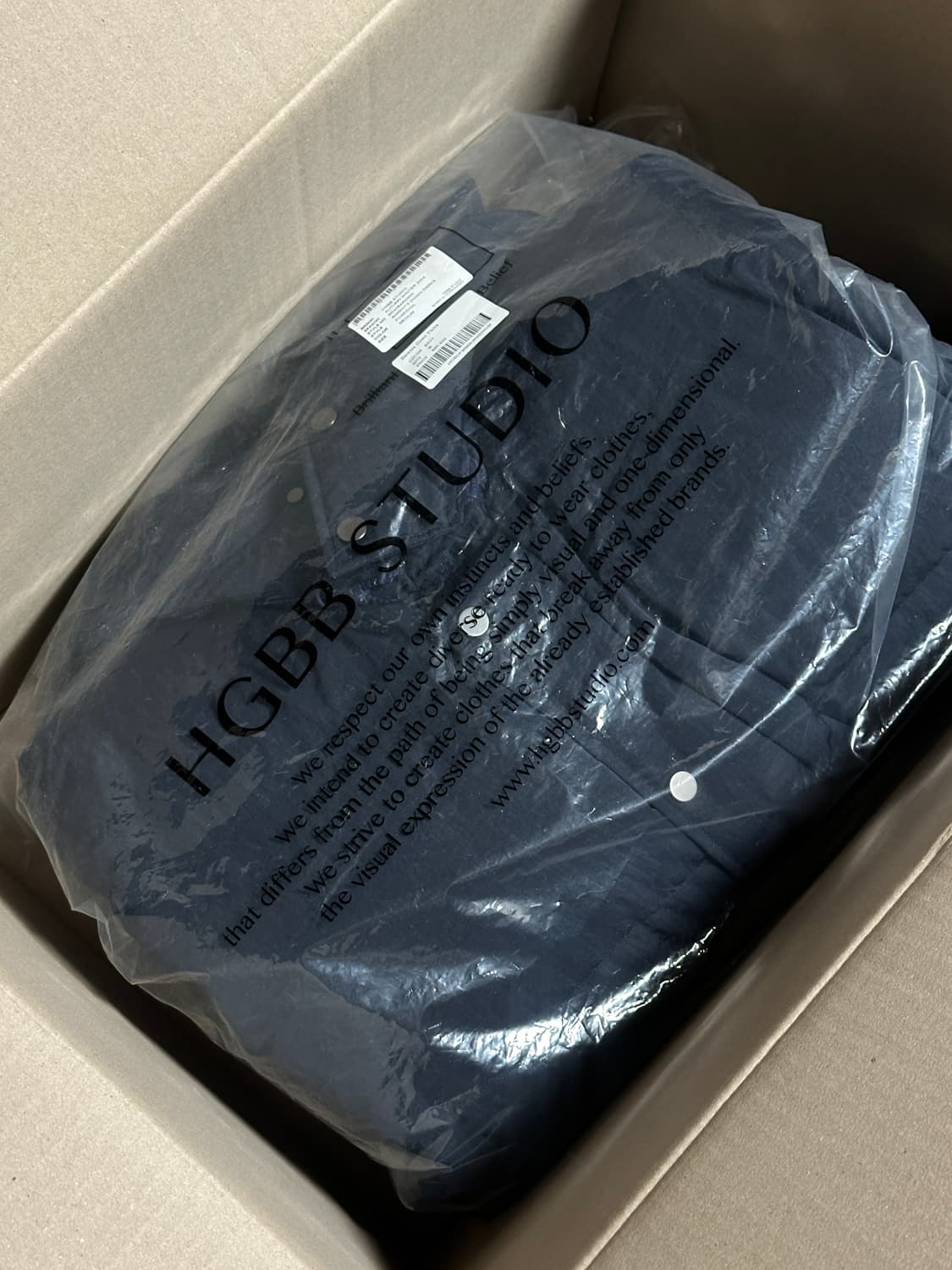 (새상품)hgbb studio  barents 바렌츠 패딩 M 네이비 상품이미지1