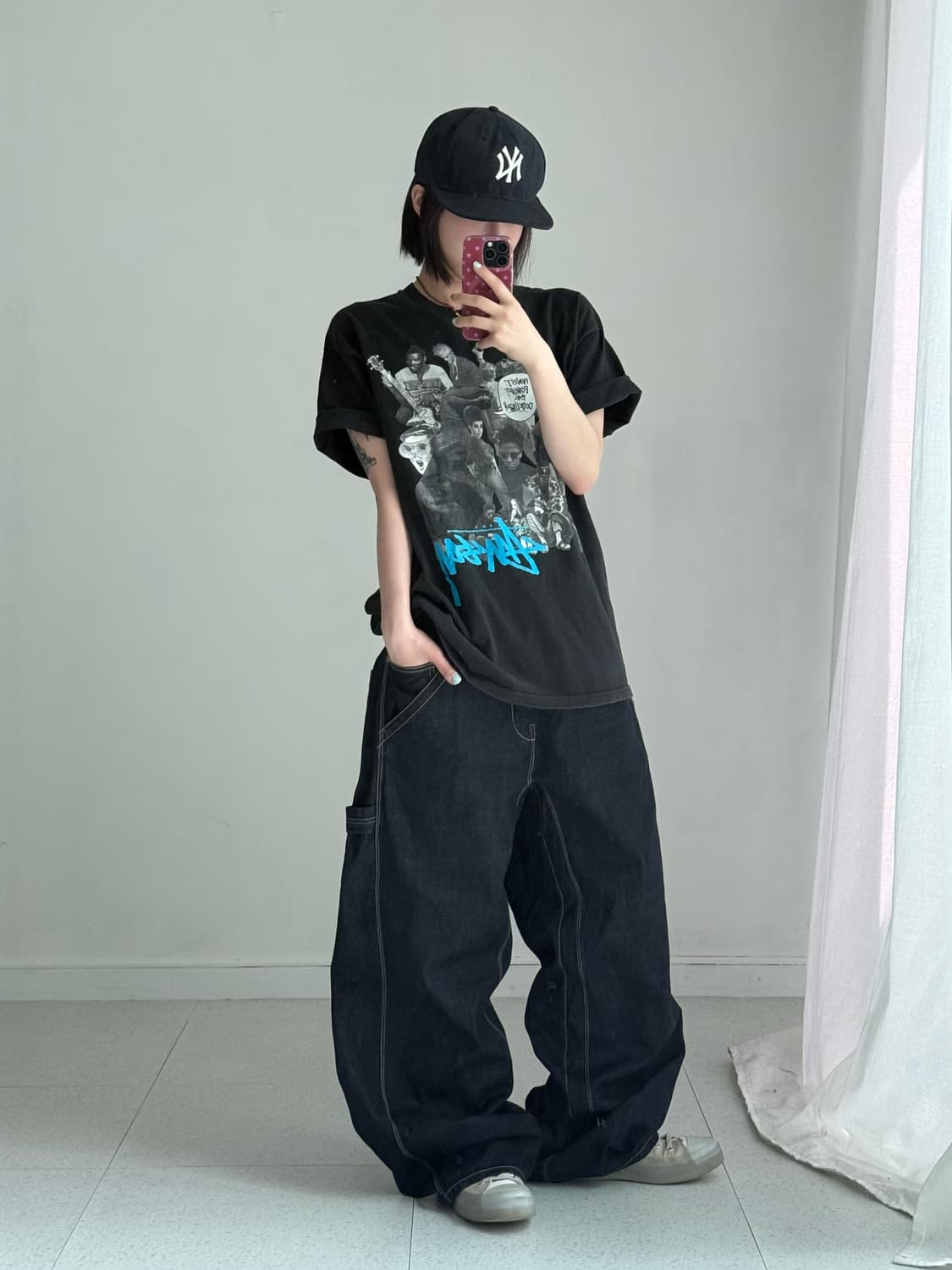 폴리테루 해머 데님팬츠 상품이미지6